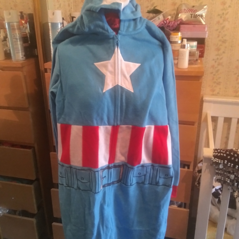 Captain America onesie